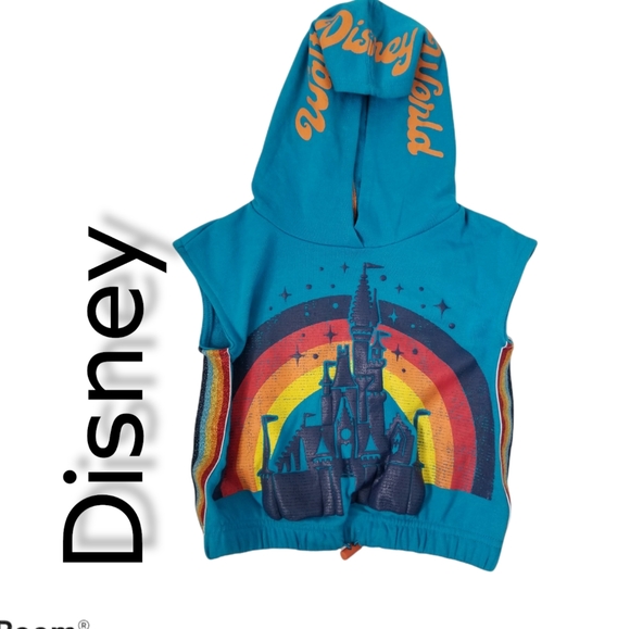 Walt Disney World - Retro Youth Sleeveless Hoodie